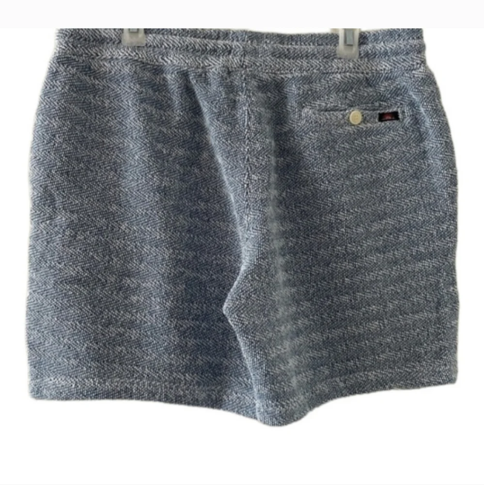 Faherty Whitewater Sweatshort Textured Terry Cloth Organic Cotton Blend‎